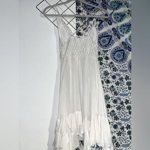 White Lace Free People Dress